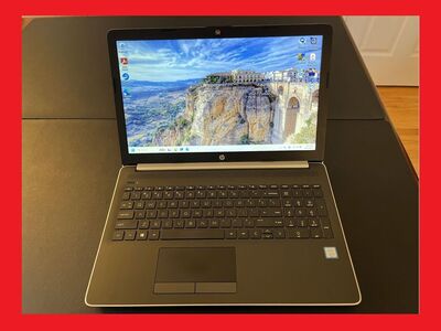 15.6'' HP i7-8565U @4.6GHz 256GB NVMe SSD 16GB TOUCHSCREEN 15-da1005dx Windows 11 Laptop Computer
