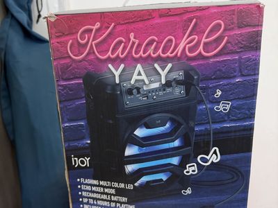 IJoy Small Karaoke Machine with Mic