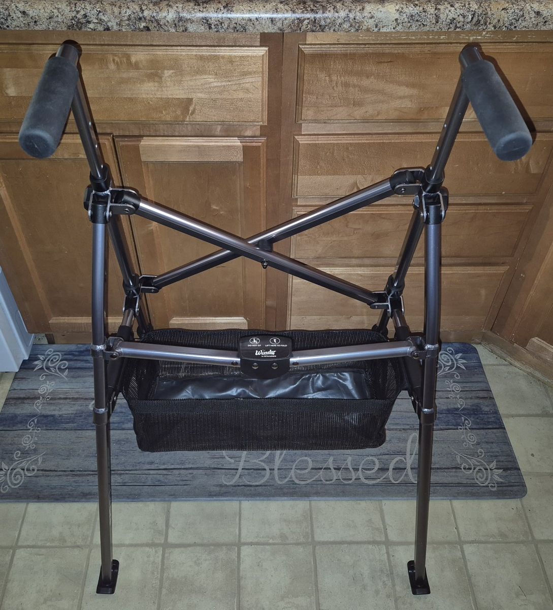 Stander Wonder Walker Foldable Travel Rollator