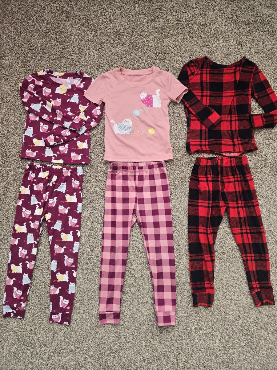 4t girls pajamas lot (8 sets of pajamas!)