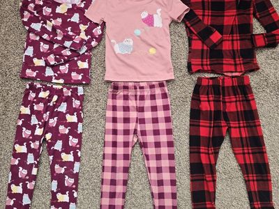 4t girls pajamas lot (8 sets of pajamas!)