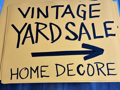 VINTAGE YARD SALE