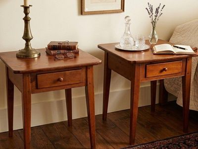 Vintage Ethan Allen Country Pine Nightstands