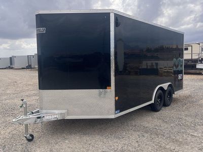 8.5x16 Alcom Aluminum EZ Hauler XLT Auto Trailer - 7'0" Interior - 7K GVWR - Dovetail