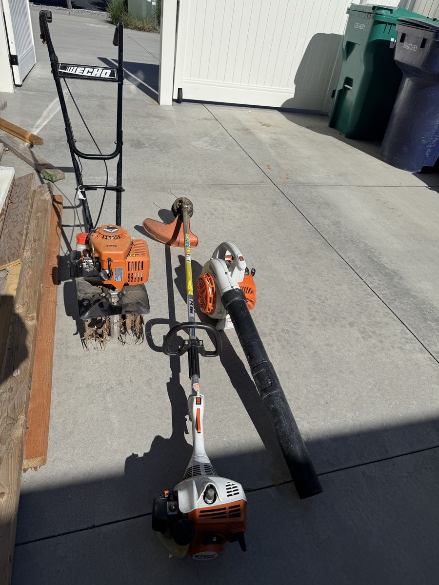 Leaf Blower(stihl) , String Trimmer (Stih), Tiller