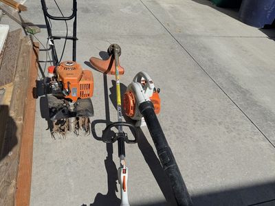 Leaf Blower(stihl) , String Trimmer (Stih), Tiller