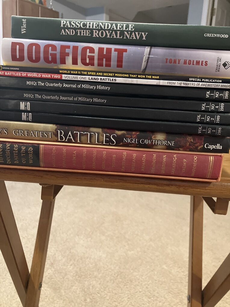 Group Of 10 Military Books & Magazines