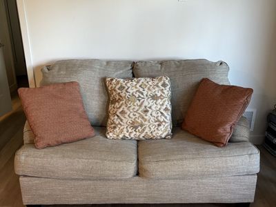 Ashley Furniture Loveseat (decorative pillows included)