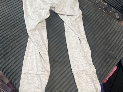 A New Day Gray Heathered Drawstring Sweatpants Medium