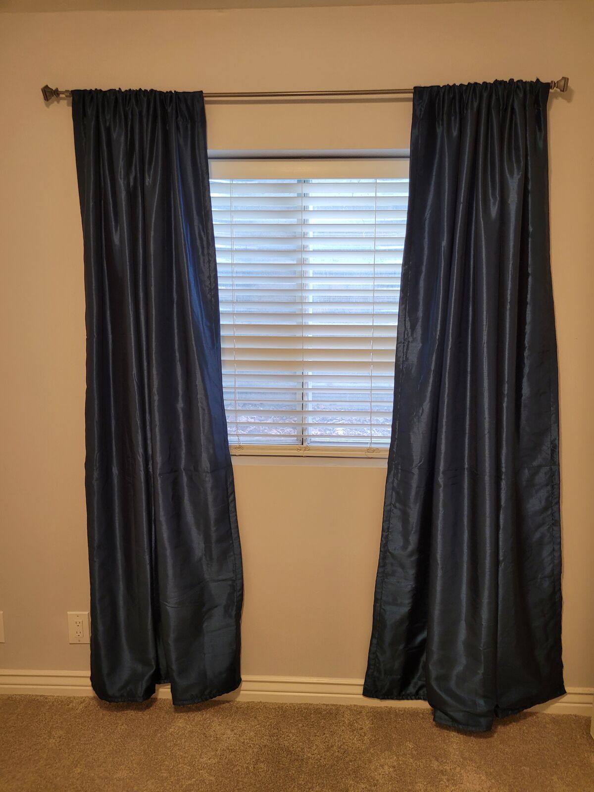 Royal blue blackout curtains
