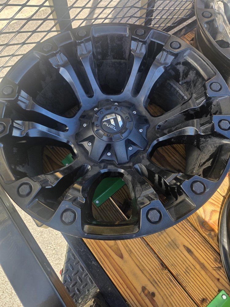 Fuel Off-Road Black Wheels - Set of 4 20x12