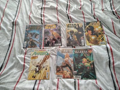Marvel & DC Comic Books Lot of 7 - Star Wars, Valeria, Odyssey of the Amazons