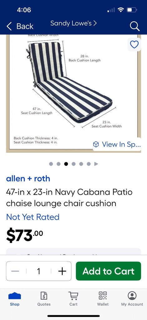 Outdoor Lounge Cushions Allen Roth