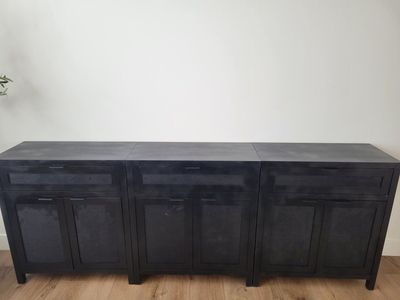 Cabinets & Sideboard Set - 3-Piece Modular Storage