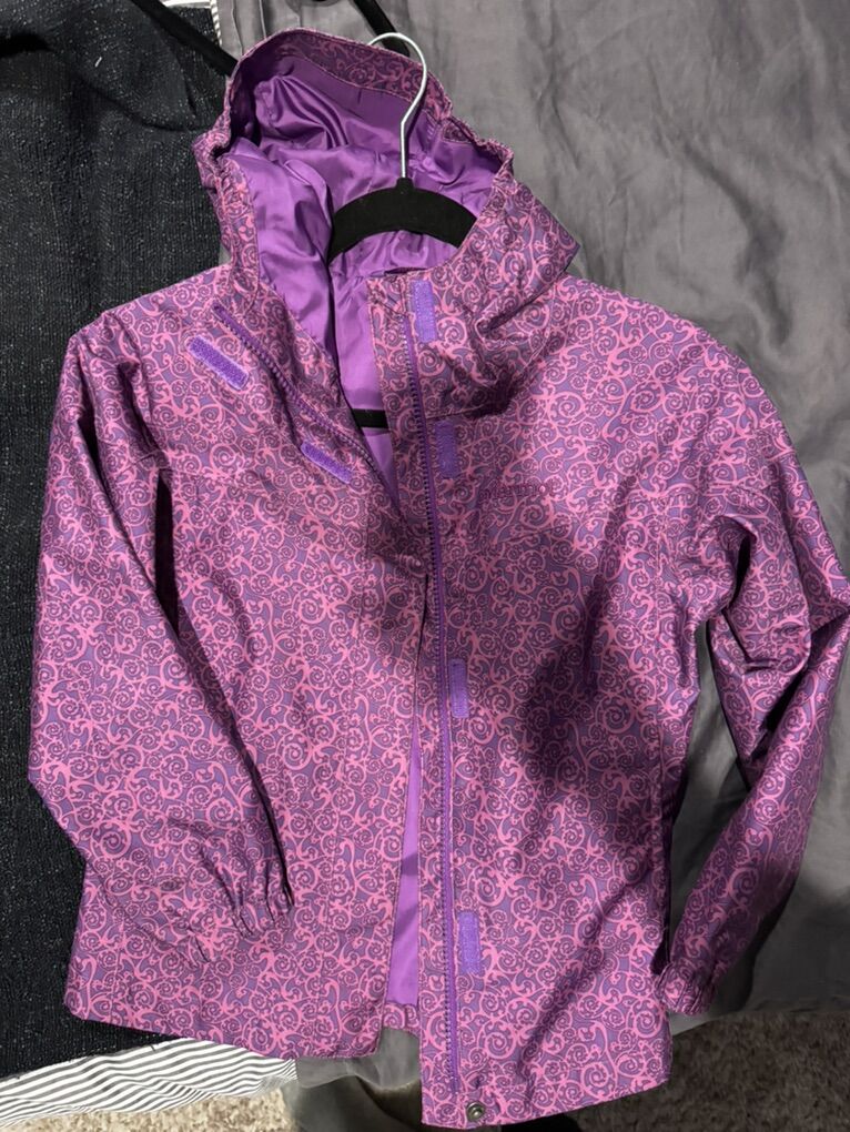 Kids Marmot Rain Jacket Windbreaker Size S