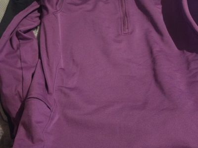 Nike Dri-Fit Women's Purple Hoodie Size L Running Athletic Pullover Top
