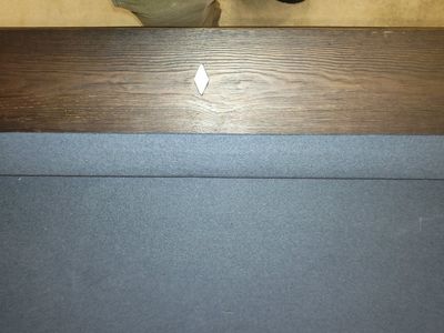 Rustic Style Pool Table with Black Felt and Unique Metal Legs