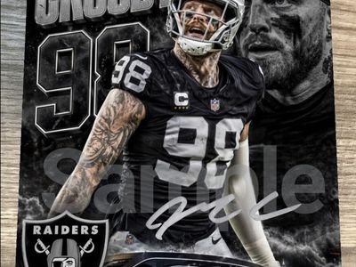 Maxx Crosby Las Vegas Raiders Professional 8x10