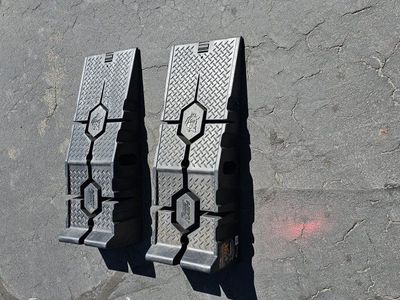 RhinoGear RhinoRamps MAX Vehicle Ramps - 16,000 lbs GVW Capacity, Portable Car Maintenance Ramps (Pair)