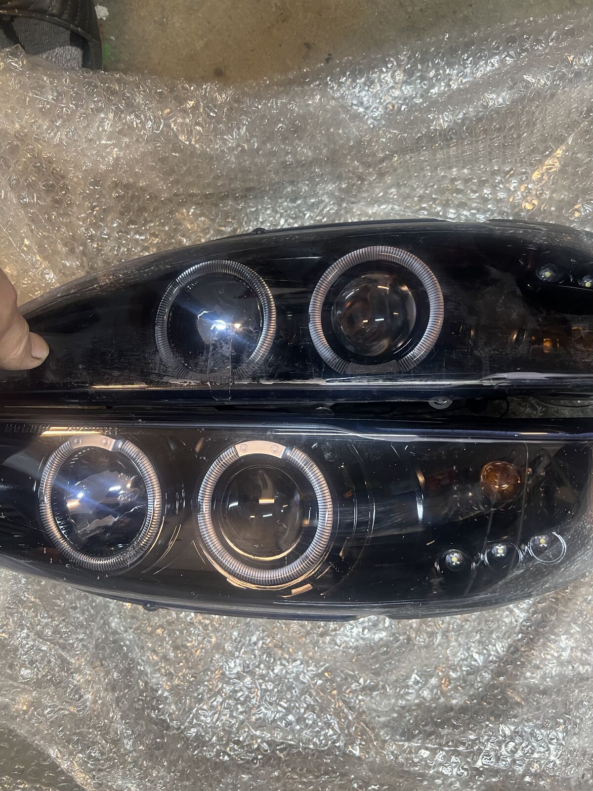 Mustang 1993 To1998 smoked Head Light