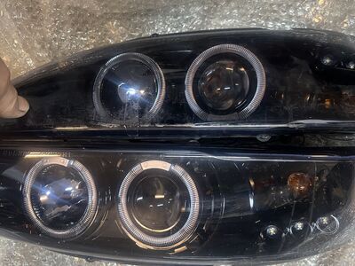 Mustang 1993 To1998 smoked Head Light