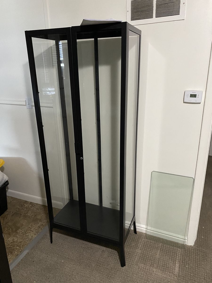 IKEA glass cabinet double door