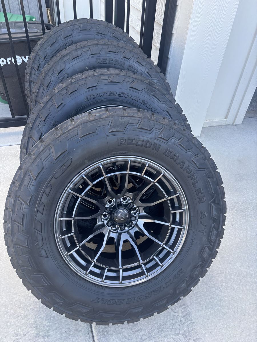 37 Inch Tires with 20x10 Wheels -18 Offset