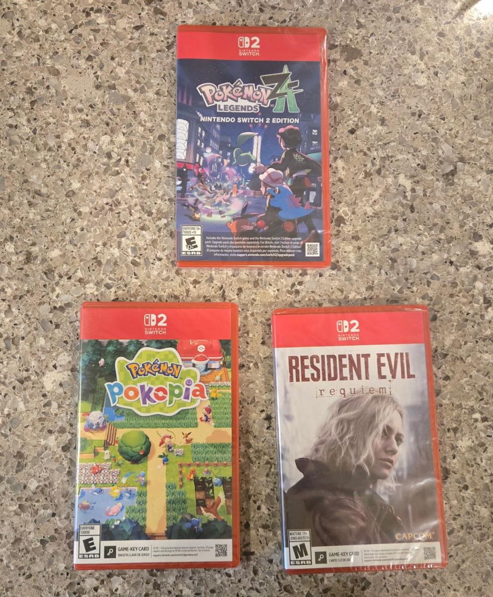 New Unopened Switch 2 games $75 each including PokeMon Pokopia! trades considered!