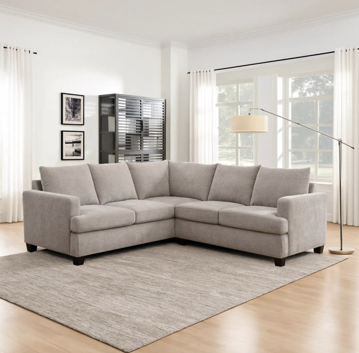 Sonia Fabric Sectional - East & Vine Furniture