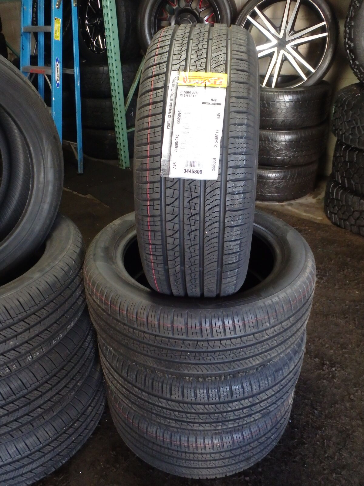 215/55R17 PIRELLI PZERO ALL SEASON SET OF BRAND NEW TIRES