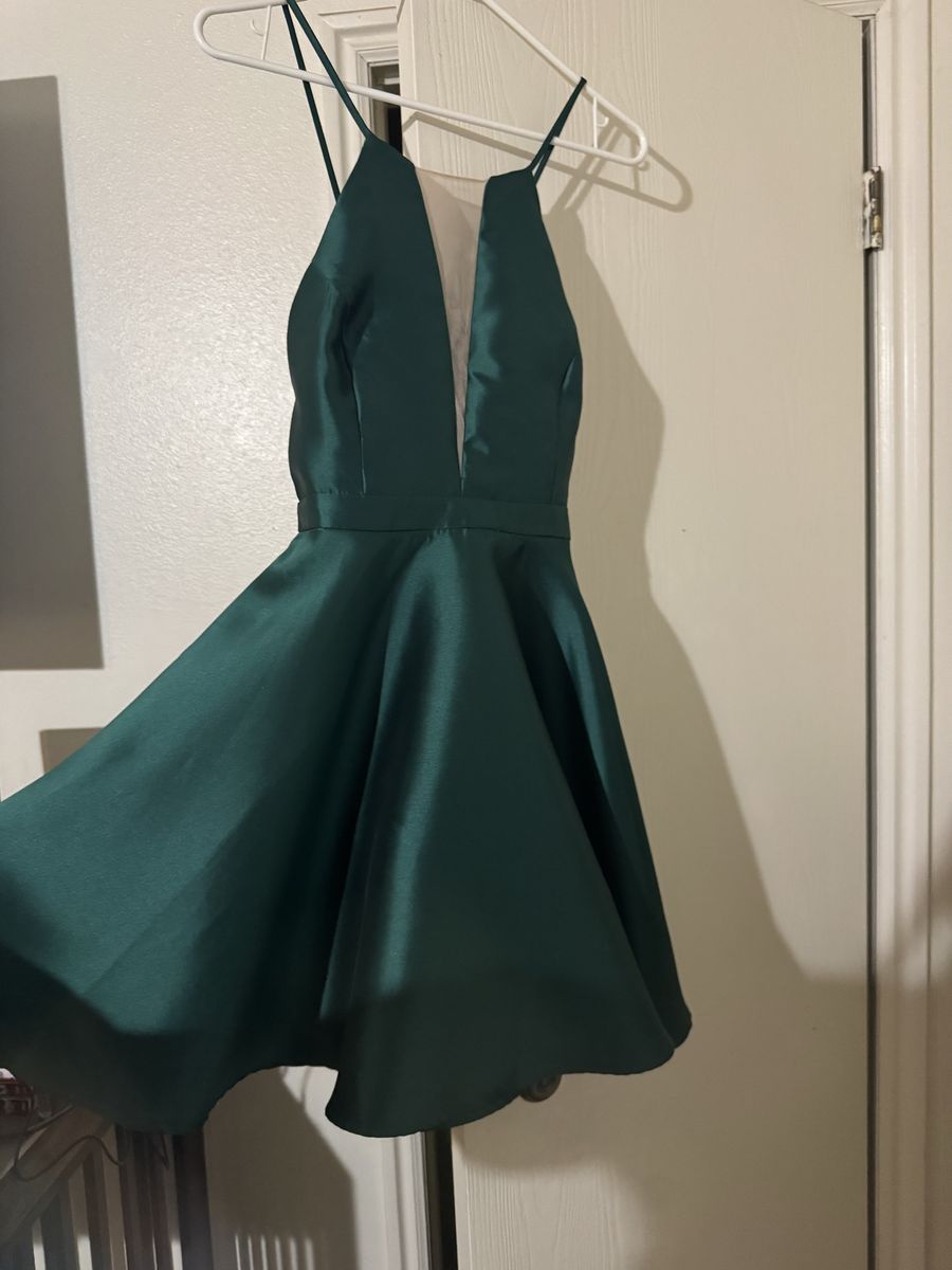 Green formal dress