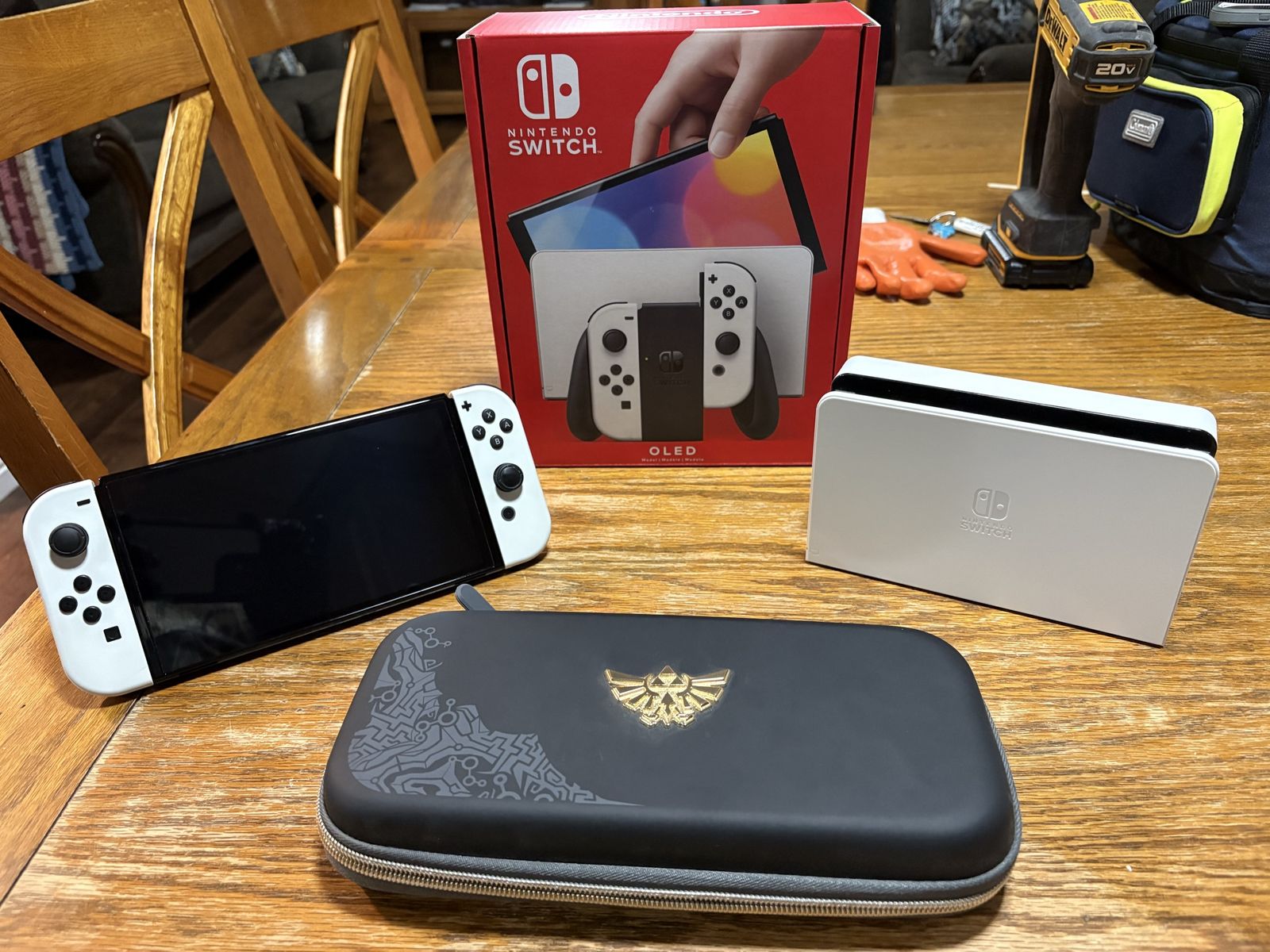 Nintendo switch OLED [White] + 1 Tb ssd card