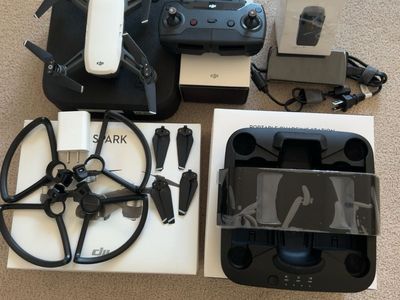 DJI Spark Drone Fly More Combo with Remote, 3 Batteries, & Charging Station