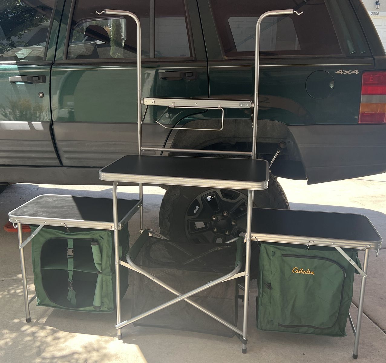 Cabela’s Folding Camp Kitchen w/ Sink, Storage & Carry Bag