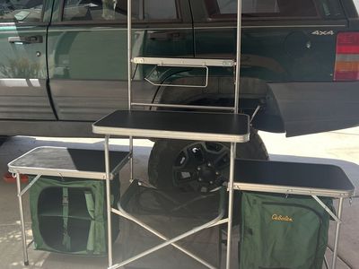 Cabela’s Folding Camp Kitchen w/ Sink, Storage & Carry Bag