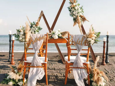 Triangle Wedding Arch rental-Boho A Frame Ceremony