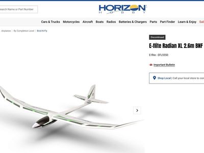 ISO Horizon Hobby E-Flight Radian XL