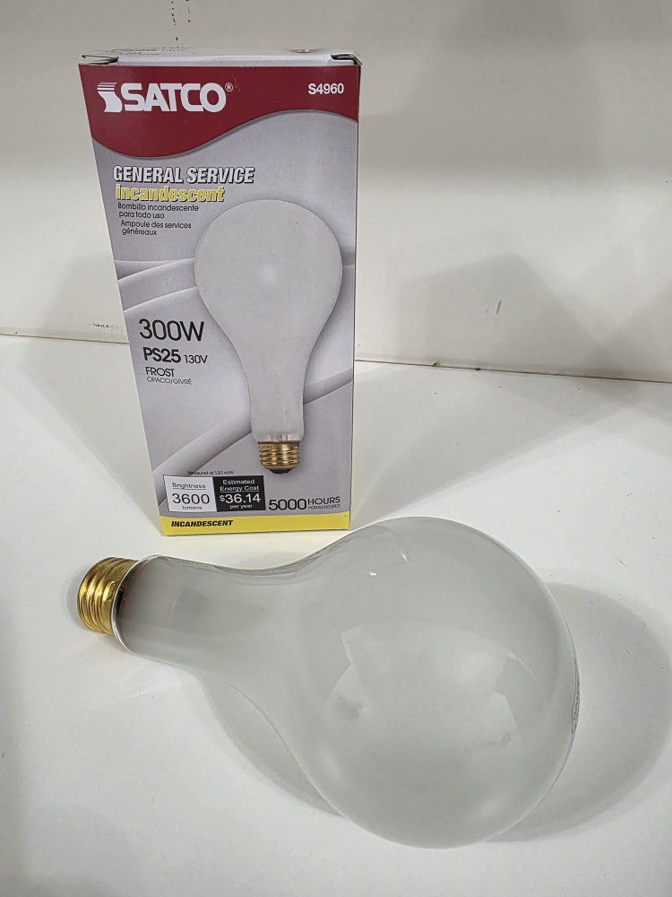 Satco (18pcs) 300w 3600lm Incandescent Bulbs