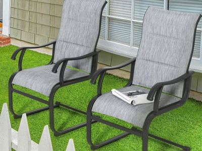 2 new nuu garden outdoor chairs