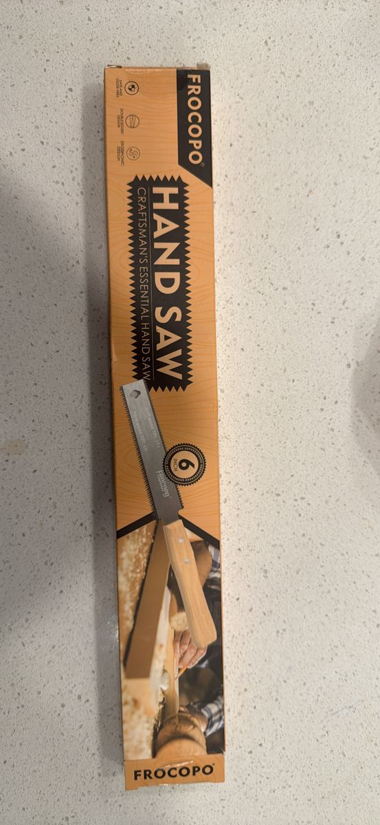 FROCOPO SK5 6-inch Hand Saw - Craftsman's Essential for Hardwood & Softwood