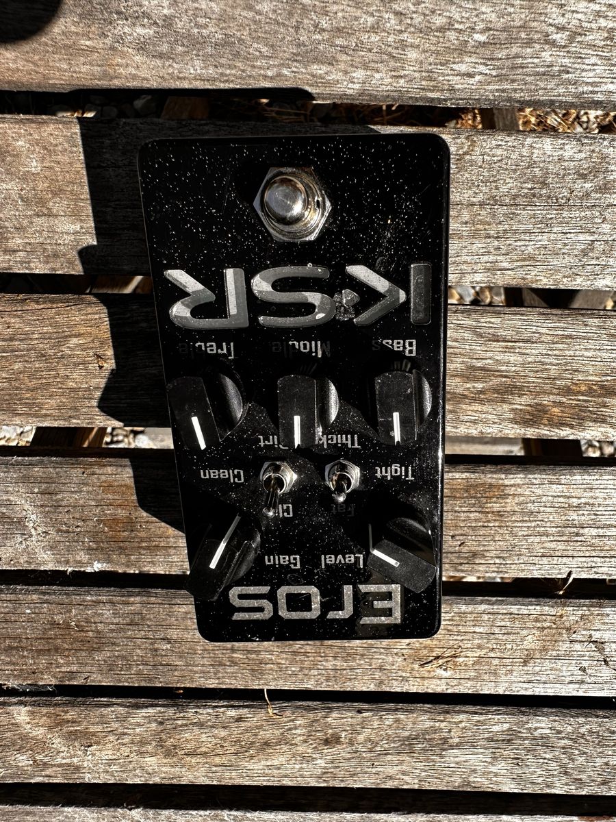 KSR Eros Guitar Pedal - Overdrive/Boost with Clean, Tight, Light, Fat Controls