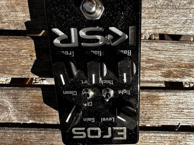 KSR Eros Guitar Pedal - Overdrive/Boost with Clean, Tight, Light, Fat Controls