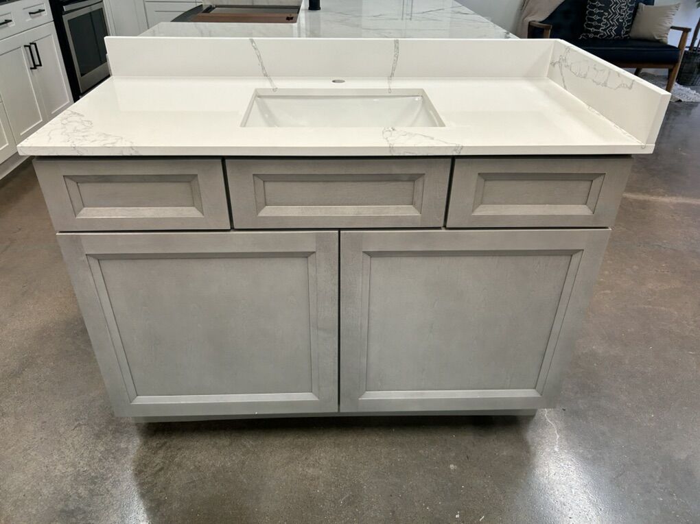 48 Inch 2 Drawer Vanity Quartz Countertop