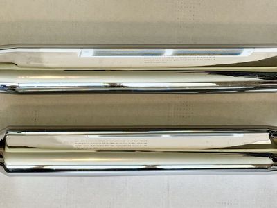 Harley Davidson Chrome Slip-On Exhaust Mufflers