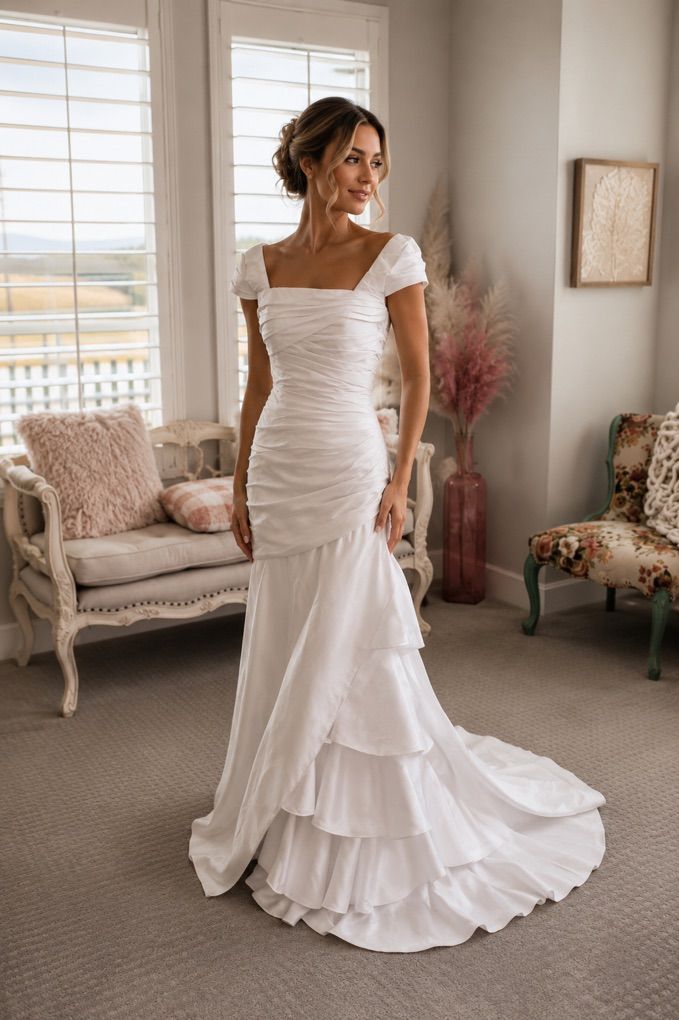 Womens Size 6 Demetrius Wedding Dress