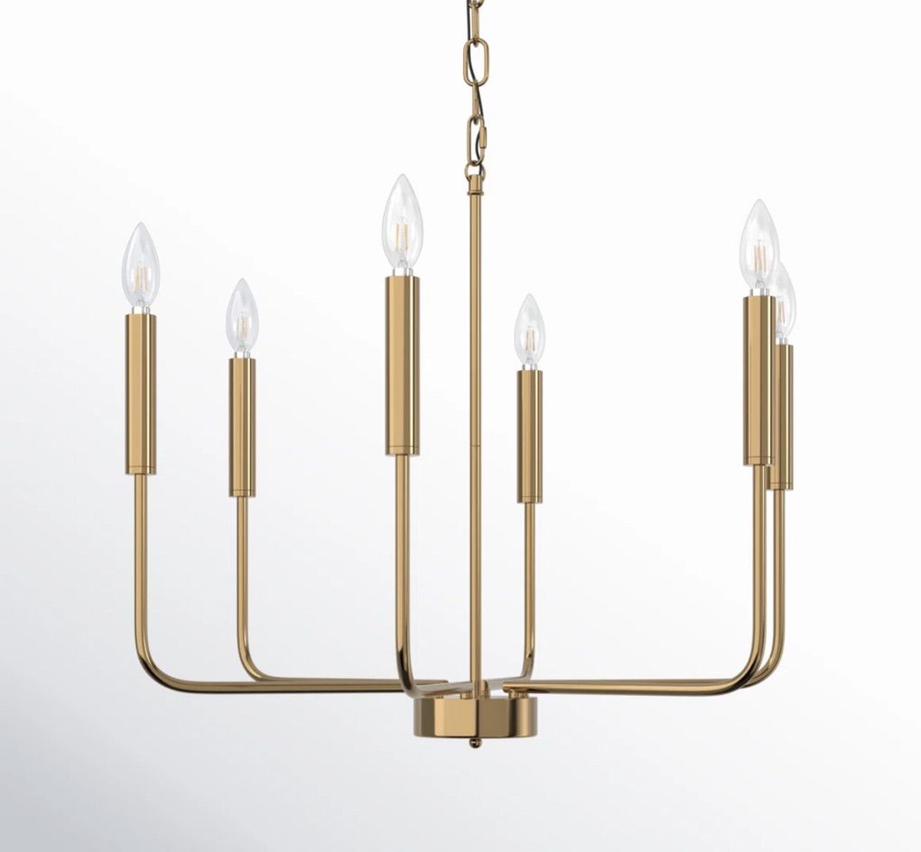 Modern Farmhouse Candle Chandelier