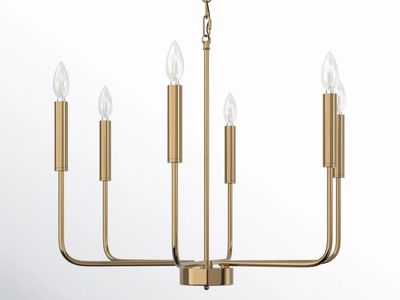 Modern Farmhouse Candle Chandelier