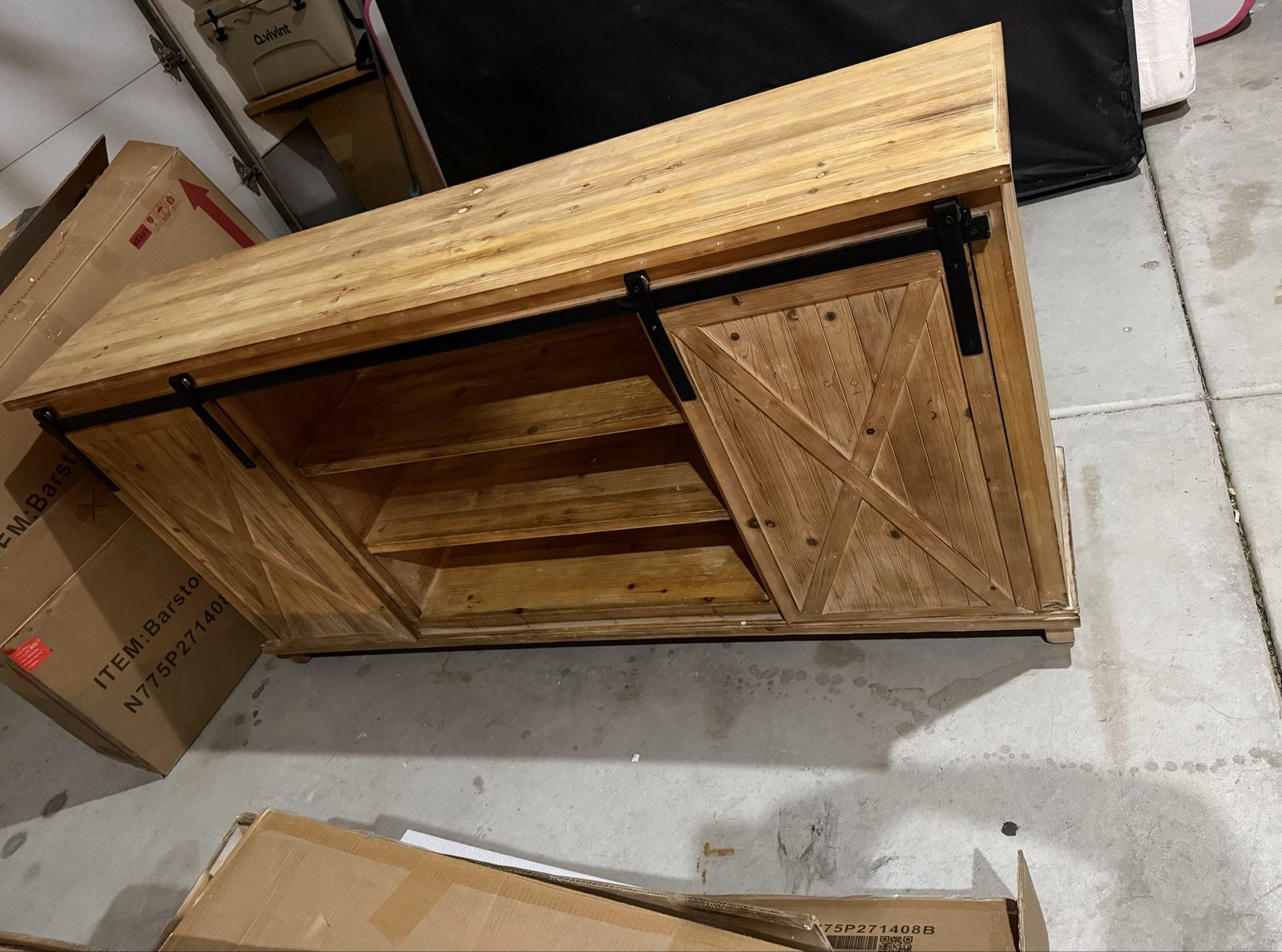 Wood Entertainment Center