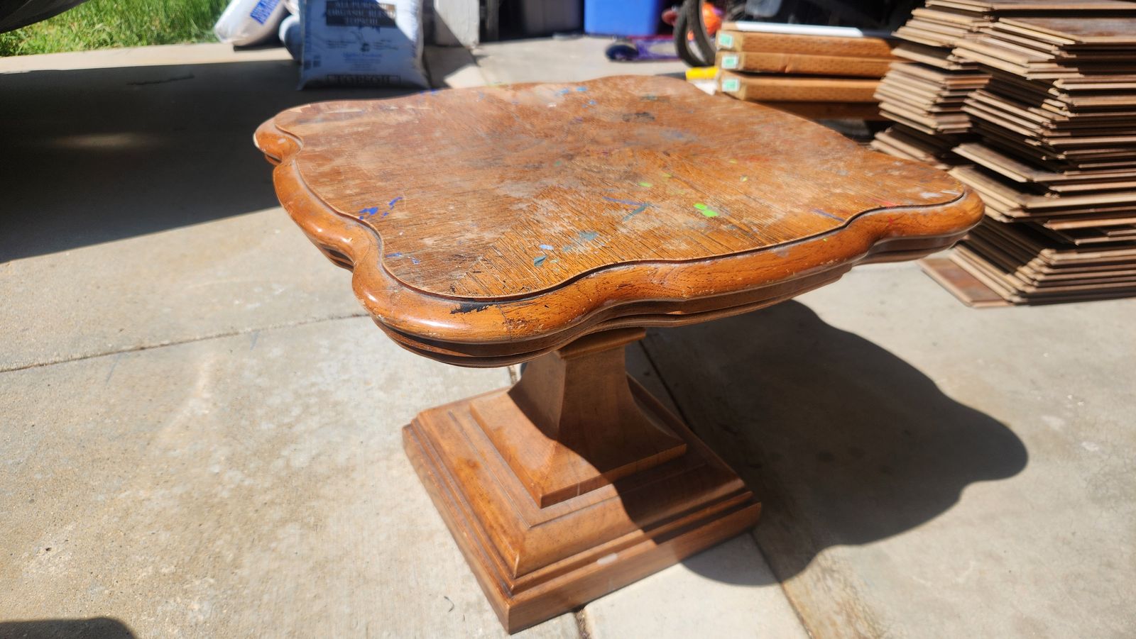 Free end table.