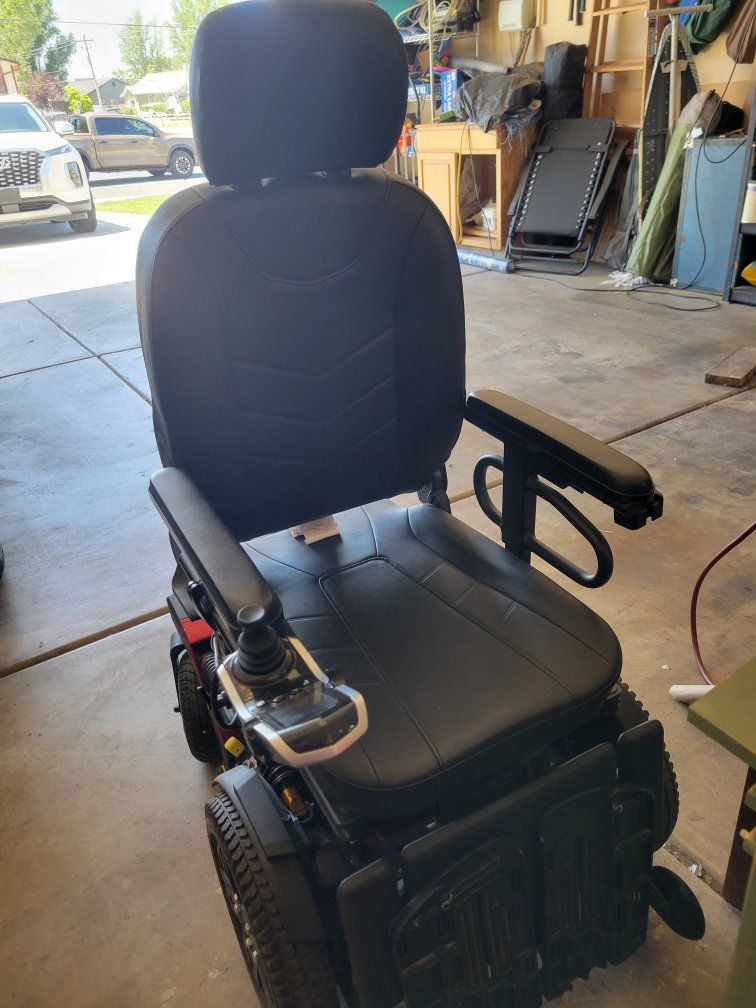 Quantum Rehab Power Wheelchair with Harmar Vehicle Lift